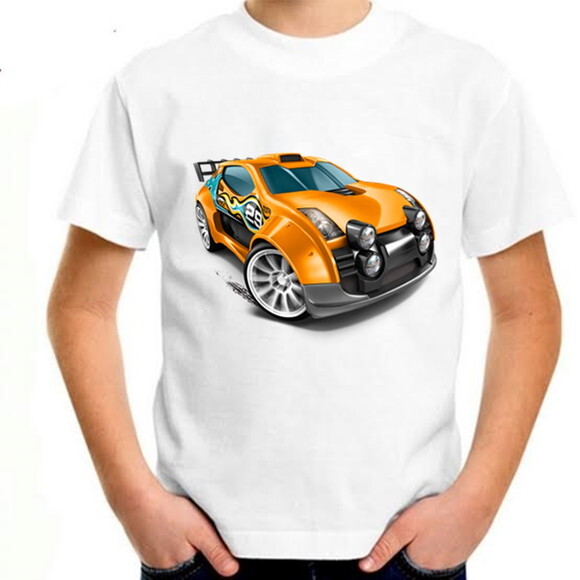 Camiseta para Aniversario Tema Hot Wheels