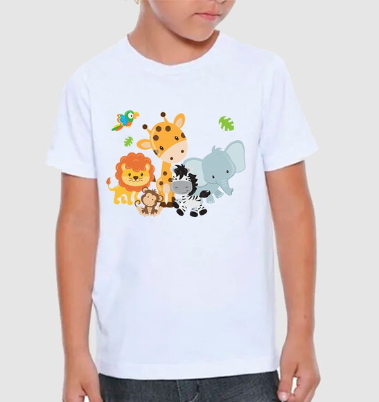 Camiseta para Aniversario Tema Safari