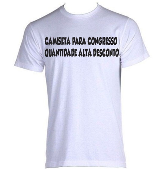 Camiseta para Congresso Promoção