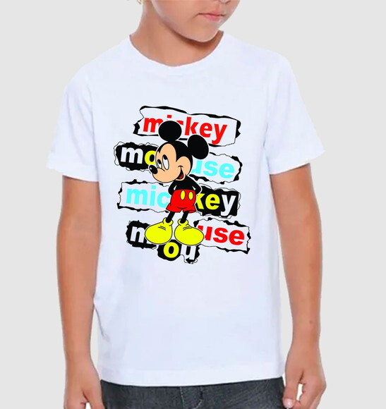 Camiseta para Criança Mickey Mouse