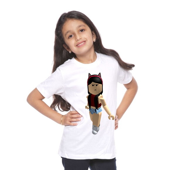 Camiseta Para Menina Tema Roblox