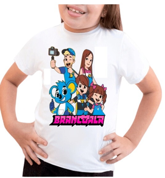 Camiseta para Meninas Familia Brancoala