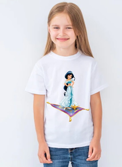 Camiseta Para Meninas Princesas Disney