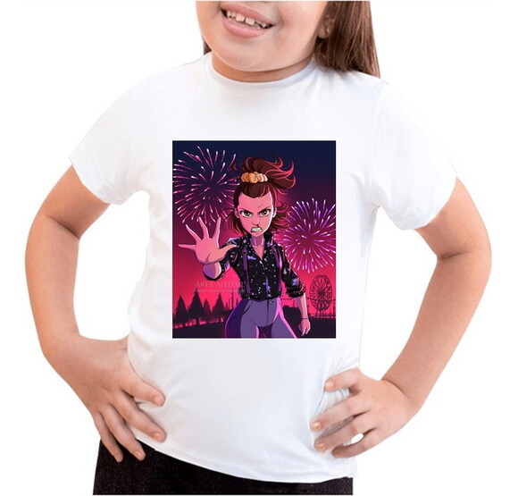 Camiseta para Meninas Stranger Things