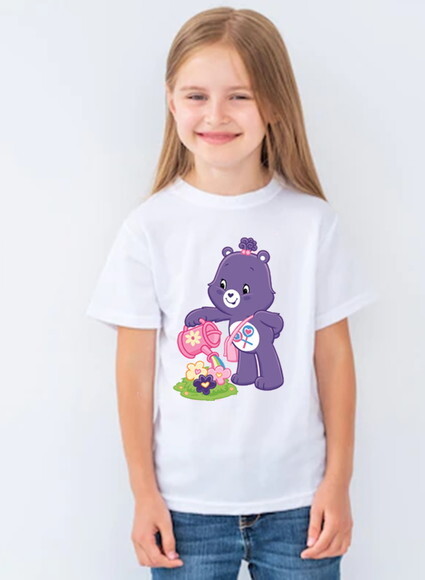 Camiseta para Meninas Ursinho Carinhoso