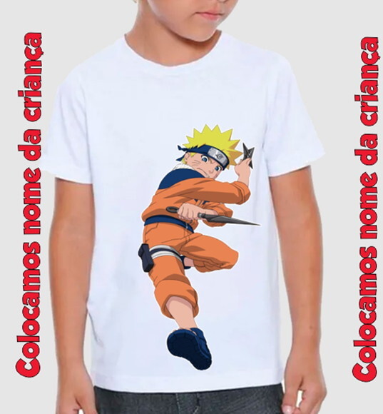 Camiseta para Menino do Naruto