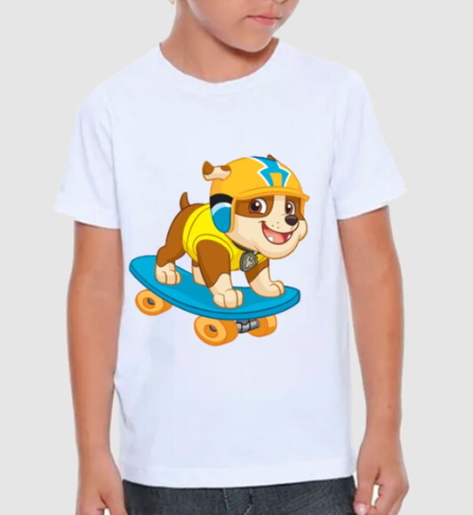 Camiseta para Meninos Patrulha Canina