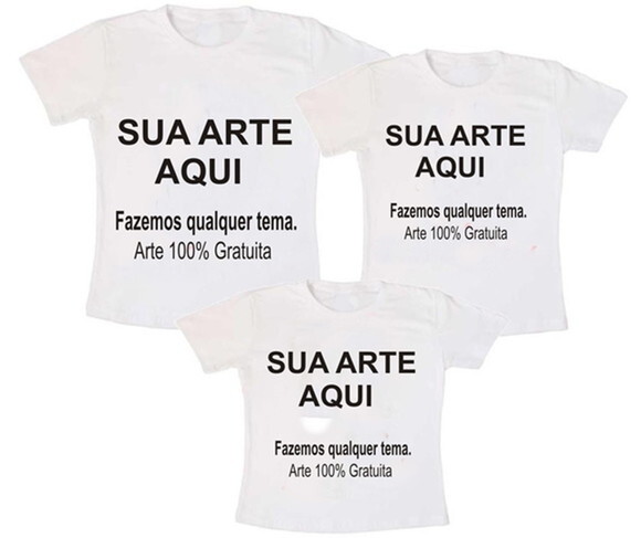 Camiseta Personalizada Escolha Seu Tema