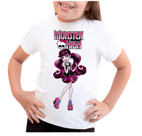 Camiseta Personalizada Infantil Monster High