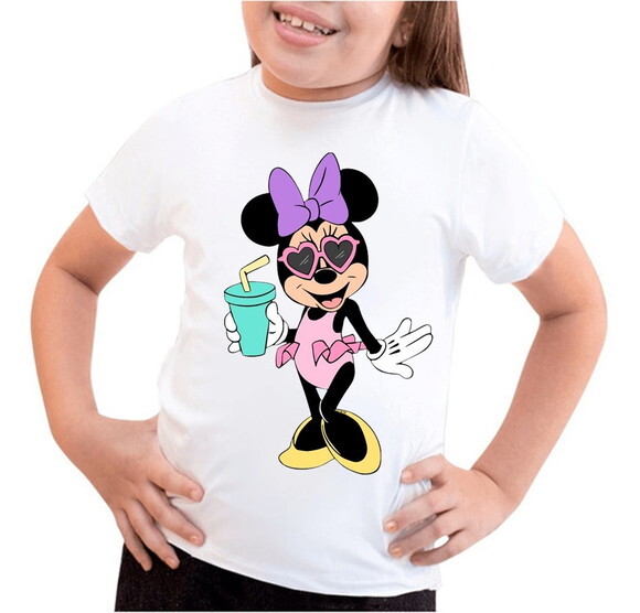 Camiseta Personalizada Infantil para Menina Minnie