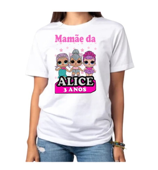 Camiseta Personalizada Lol Surprise Mamae