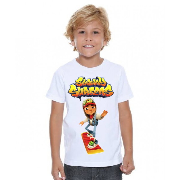 Camiseta Personalizada Subway Surfers