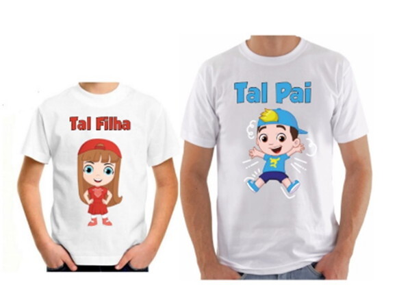 camiseta personalizada tal pai tal filha