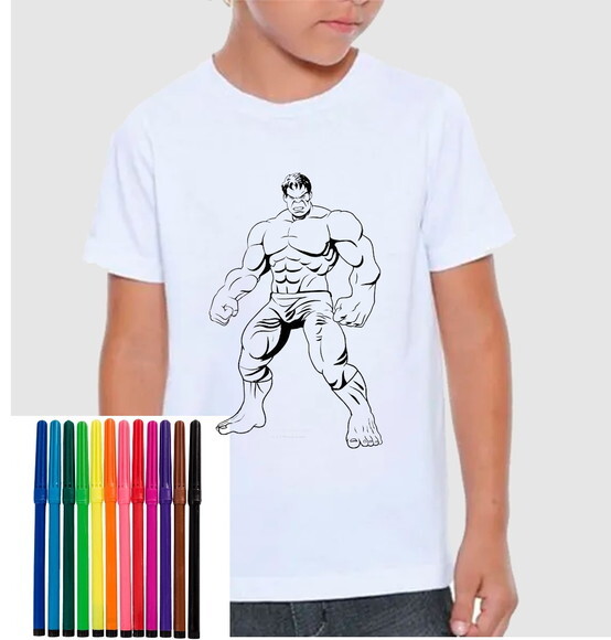 Camiseta Personalizada Vamos Colorir