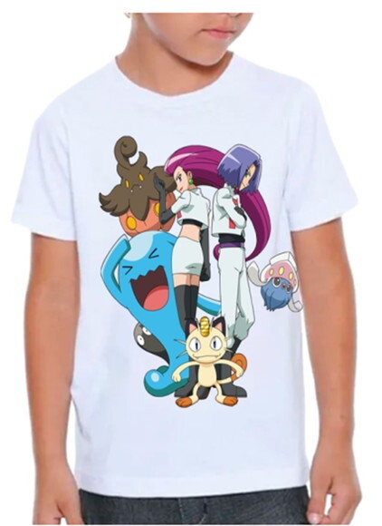 Camiseta Pokemon Equipe Rocket