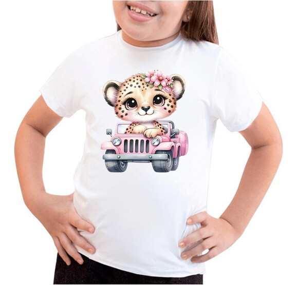 Camiseta Safari para Meninas Promoção