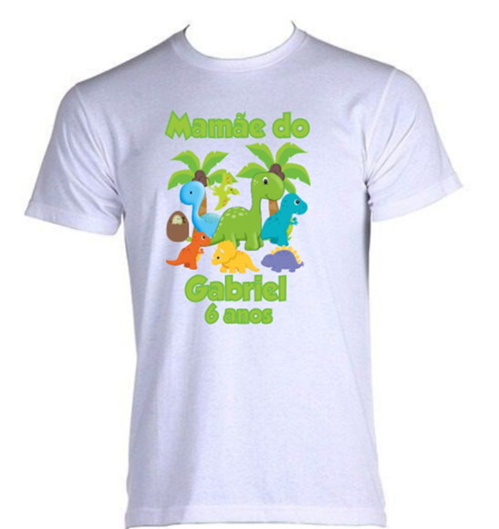 Camiseta Tema Dinossauros