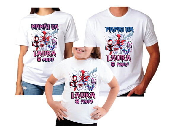 Camiseta Unicornio Pai Mae e Filho