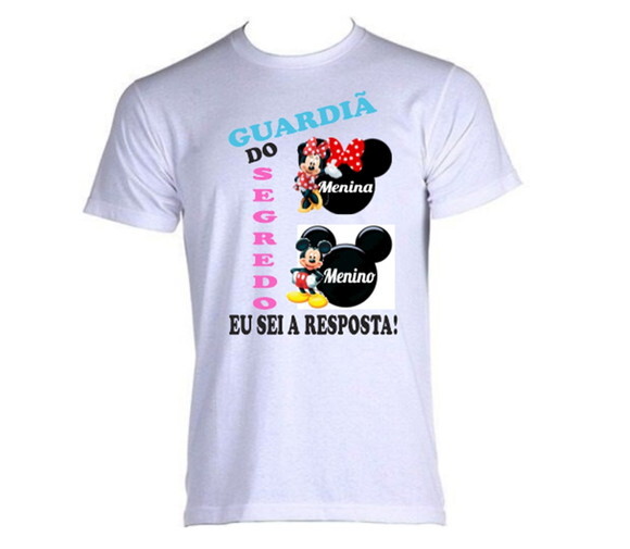 Camiseta Unissex Guardiã Do Segredo Mickey E Minnie