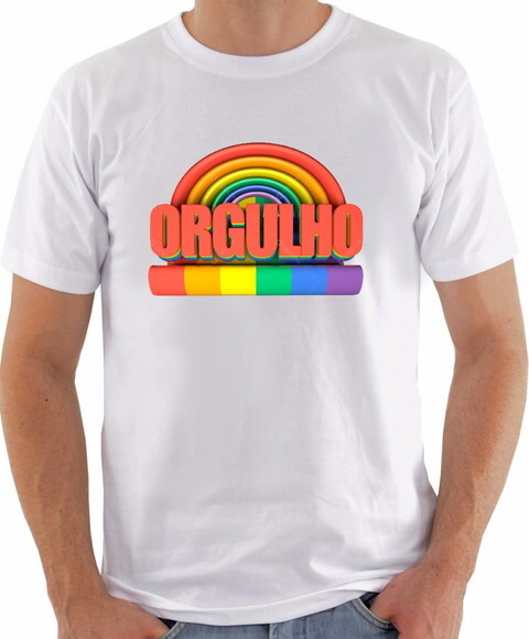 Camiseta Unissex Orgulho Gay Lgbt