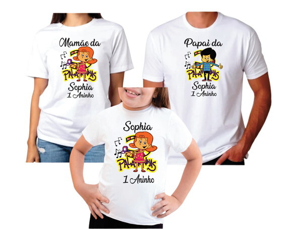 Camisetas Carros Pai Mae Filho