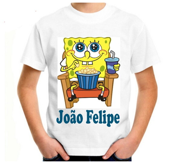 Camisetas Infantil Bob Esponja