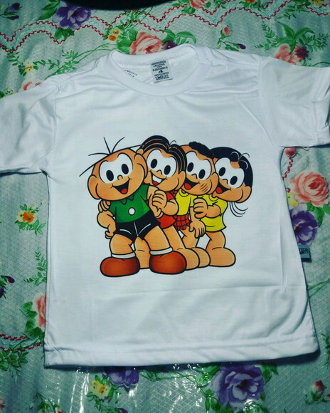 Camisetas Personalizadas Infantil Turma da Monica