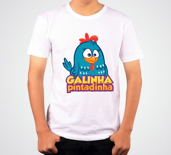 Galinha Pintadinha Camiseta Personalizada