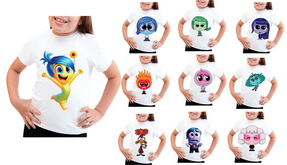 Kit 10 Camisetas Divertidamente