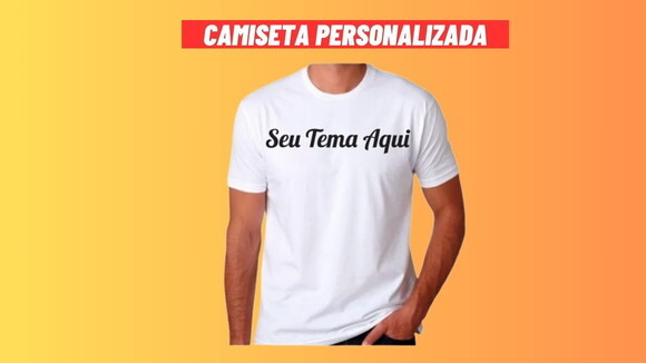 Kit 12 Camiseta Basica Fazemos Todos os Temas