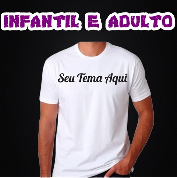 Kit 15camiseta Brancas Personalizadas Estampa Somente Frente
