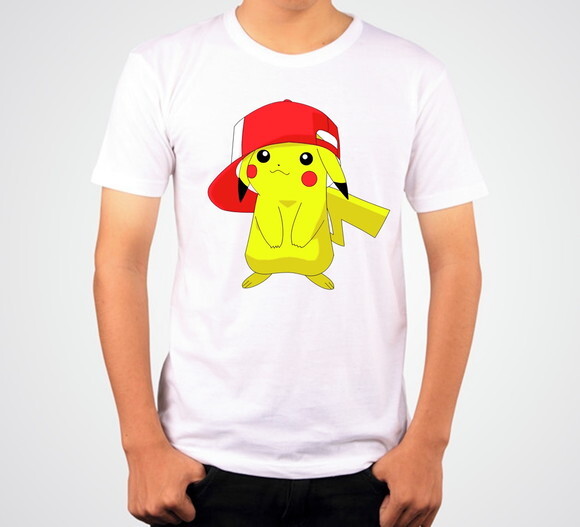Kit 3 Camisa Personalizada Pikachu