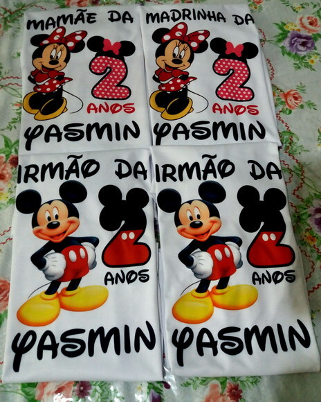 Kit 3 Camisetas Personalizadas Adulto