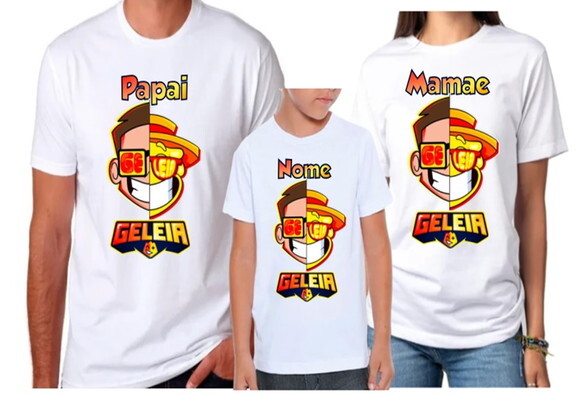 Kit Camiseta para Aniversario Tema Geleia