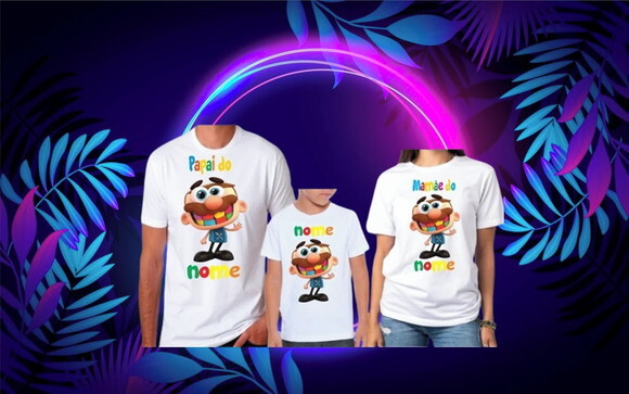 Kit de Camiseta Jose Comilão Fazemos Todos os Temas