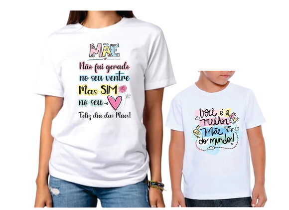 Kit Dia das Maes Mae e Filho Adotivo