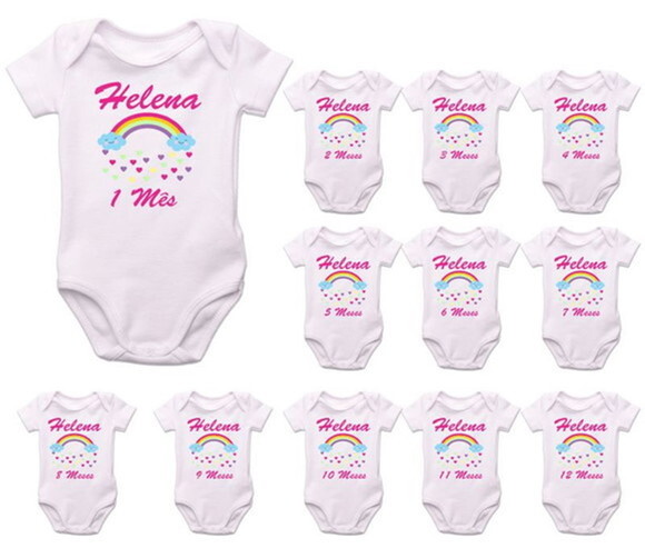 kit mesversario personalizado chuva de amor