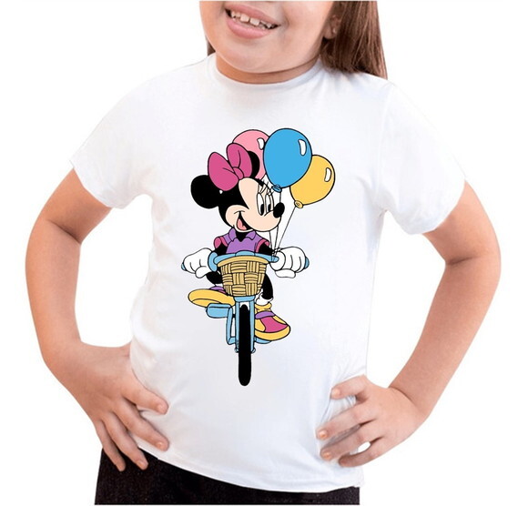 Minnie Tema para Aniversario Camiseta Infantil