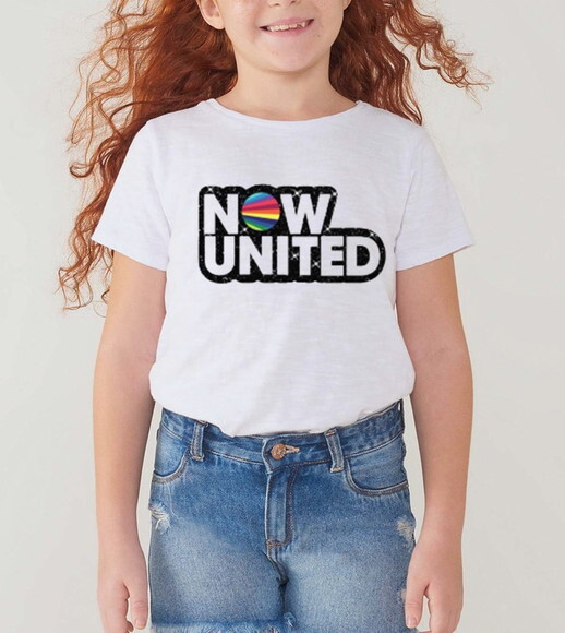 Now United Camiseta Infantil Para Meninas