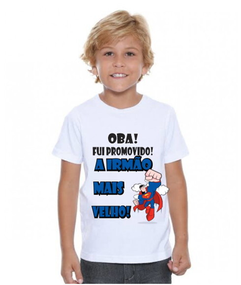 Promovido Irmao Mais Velho Camiseta Infantil