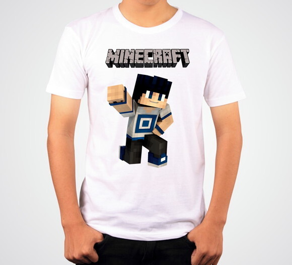 ROUPAS PERSONALIZADA PARA CRIANÇA ANIVERSARIO MINECRAFT