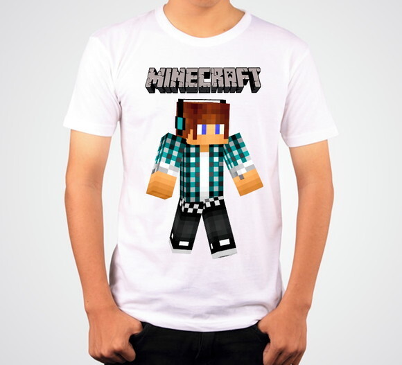 ROUPAS PERSONALIZADA PARA CRIANÇA ANIVERSARIO MINECRAFT