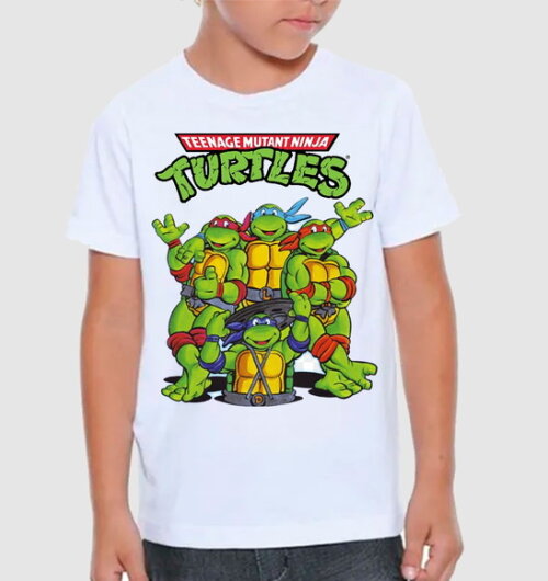 Blusa Infantil Tartaruga Ninja