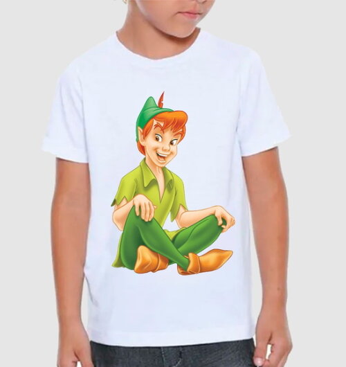 Blusa Infantil Tema Peter Pan