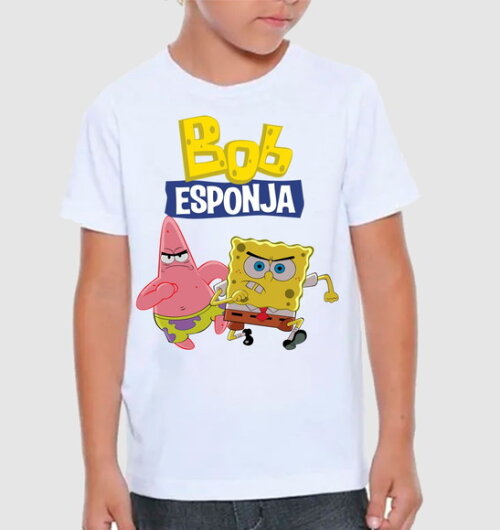 Blusa Personalizada Bob Esponja