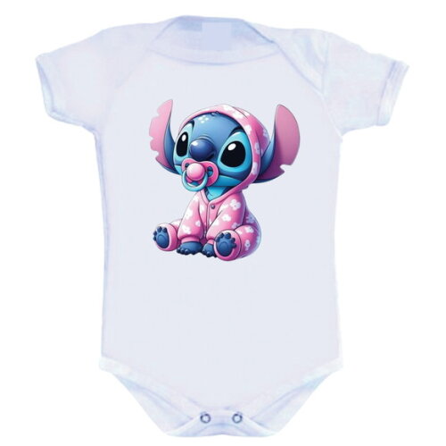 Body Personalizado Stitch Baby
