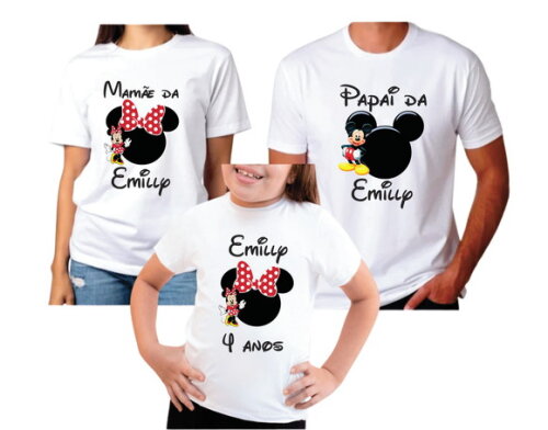 Camisas Camisetas Personalizadas Minnie