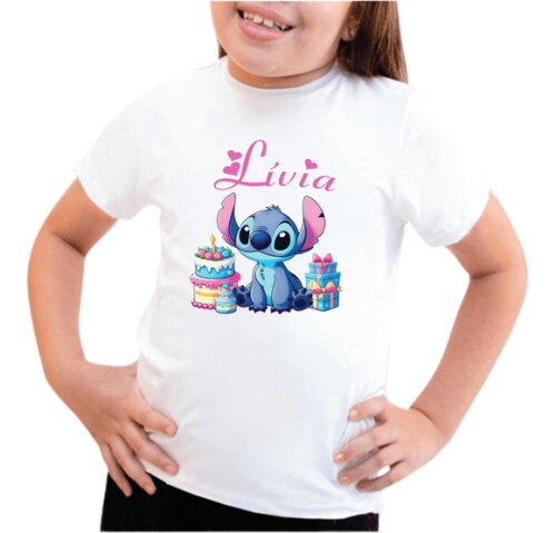 Camiseta Aniversário Stitch