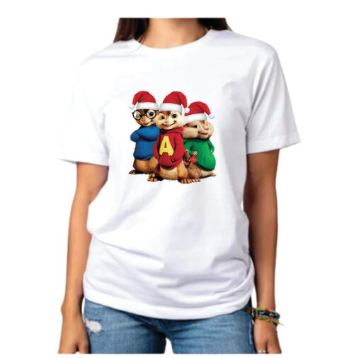 Camiseta Alvim e os Esquilos Natal