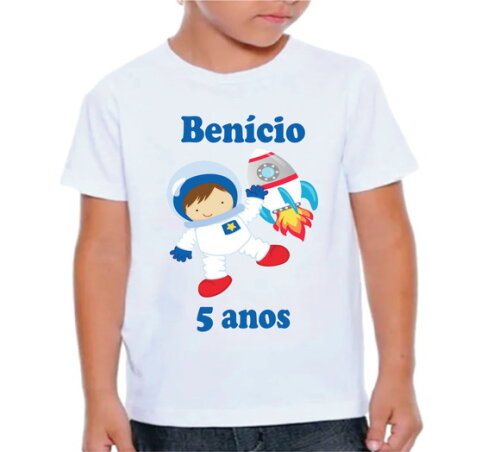 Camiseta Astronauta Personalizada